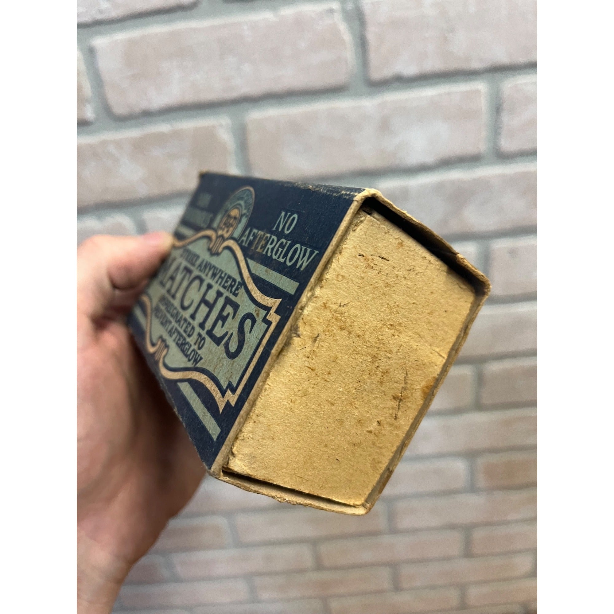 Vintage A&P Supermarket Store Matches Empty Box Advertising Decor Prop