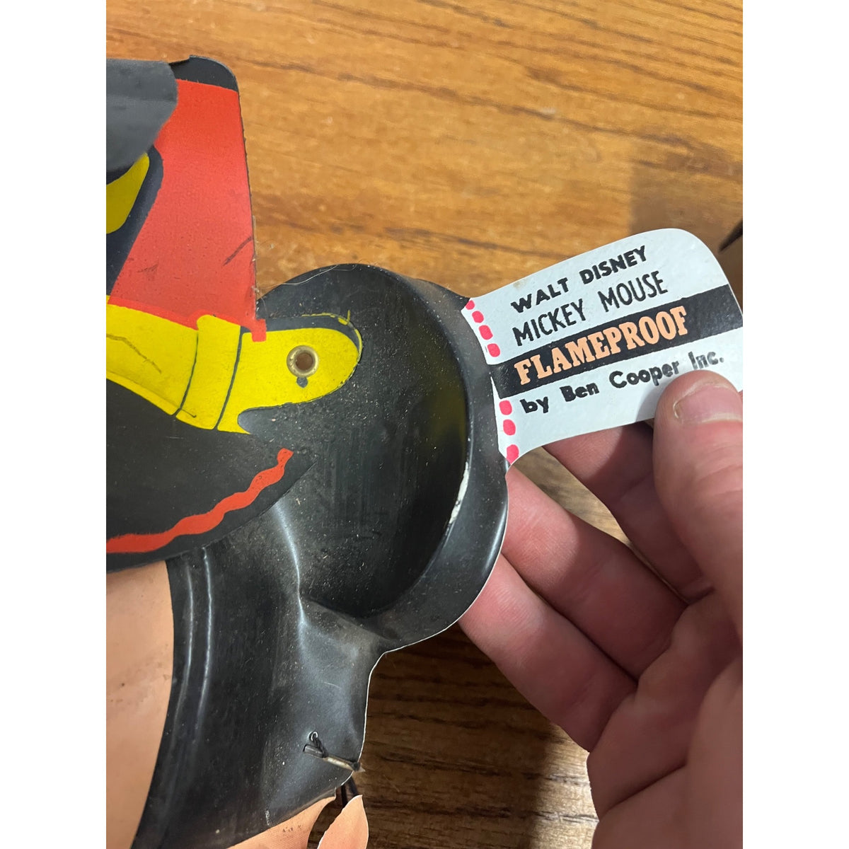 Vintage 1950s Ben Cooper Walt Disney Mickey Mouse Masquerade Costume w/box