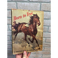 Signed 1950 BORN TO TROT Marguerite Henry Hardcover Book w/ DJ