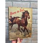 Signed 1950 BORN TO TROT Marguerite Henry Hardcover Book w/ DJ