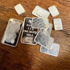 Silver 1 Gram Bar .999 Pure Fine Silver Bar Bullion