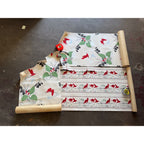Vintage Floral Bird Hummingbird Wallpaper Rolls Lot For Crafting Repurpose