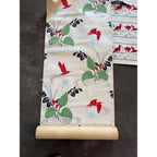 Vintage Floral Bird Hummingbird Wallpaper Rolls Lot For Crafting Repurpose