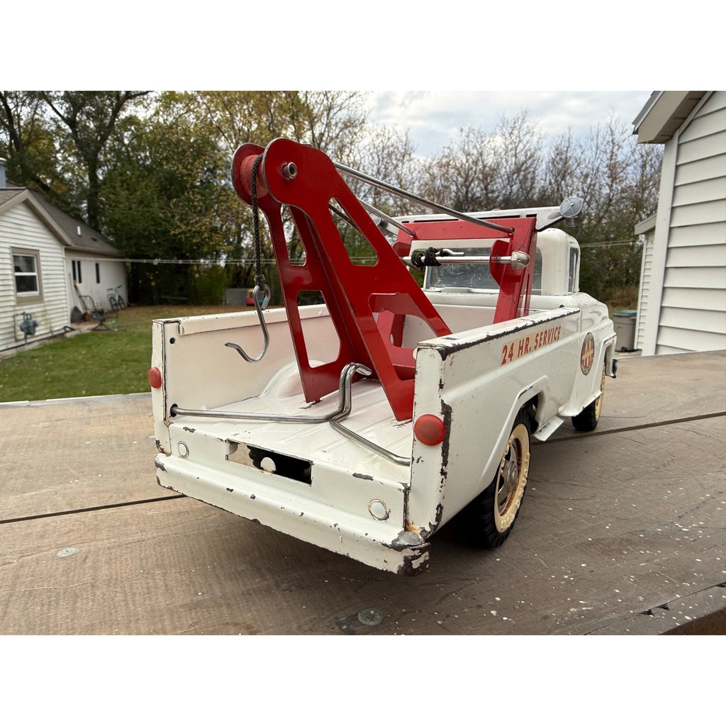 Vintage Tonka AA Wrecker Tow Truck Pressed Steel Toy