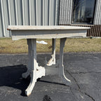 Antique Eastlake Style Plant Stand Parlor Decorative Table White Chippy Paint