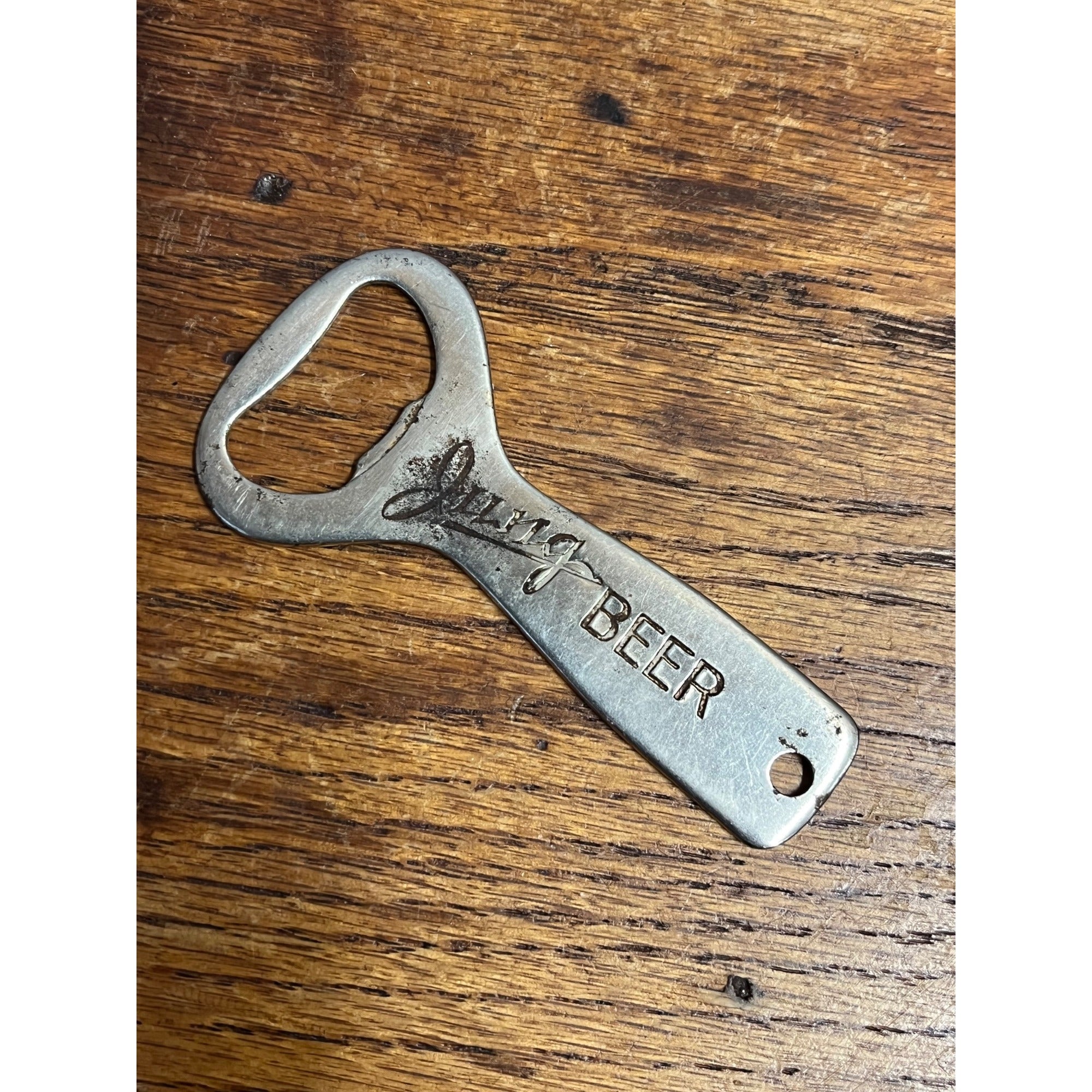 Vintage Jung Beer Bottle Opener Advertising Random Lake Wisconsin Wis WI