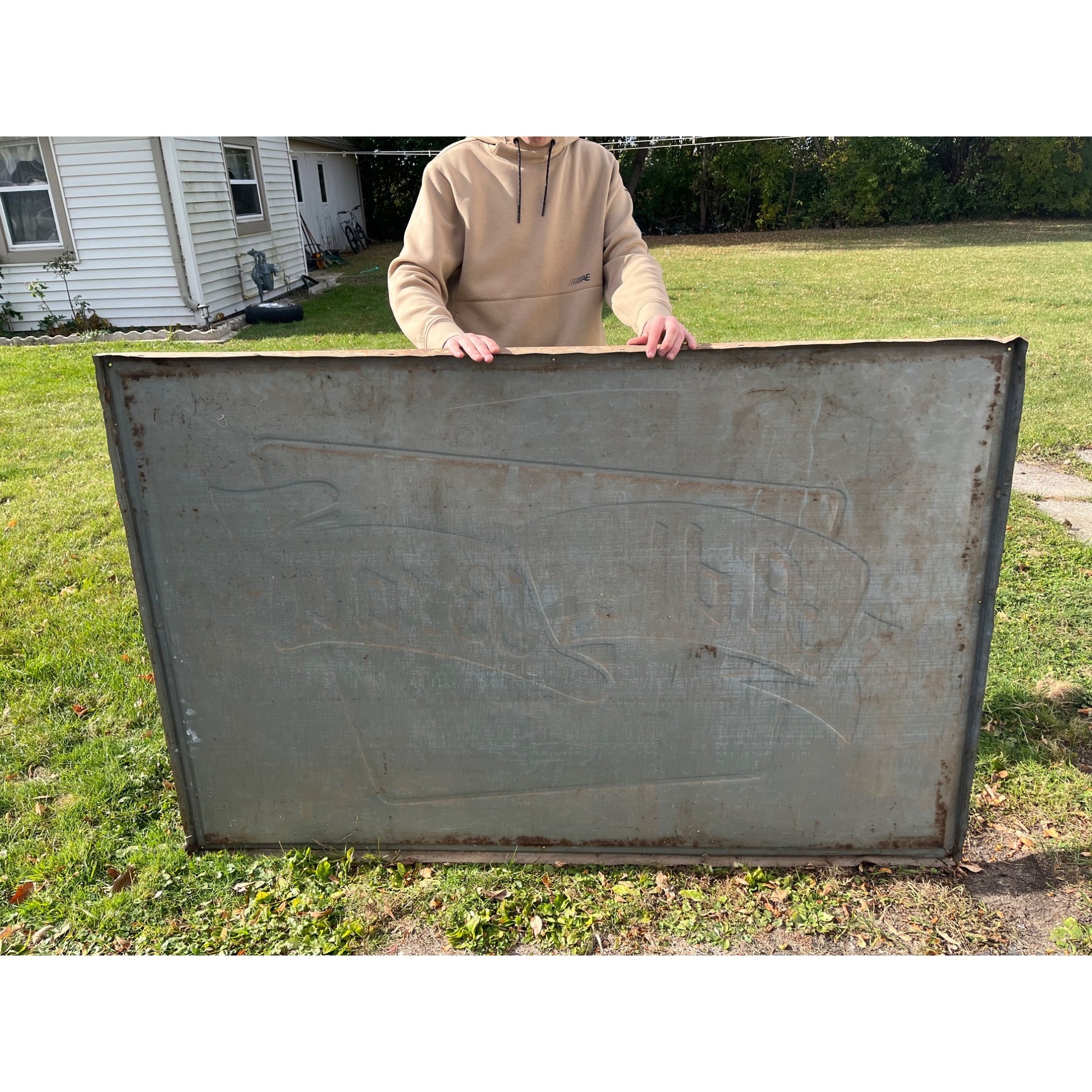 Vintage Geo. Walter's Brewing Adler Brau Beer Large Advertising Sign Appleton WI