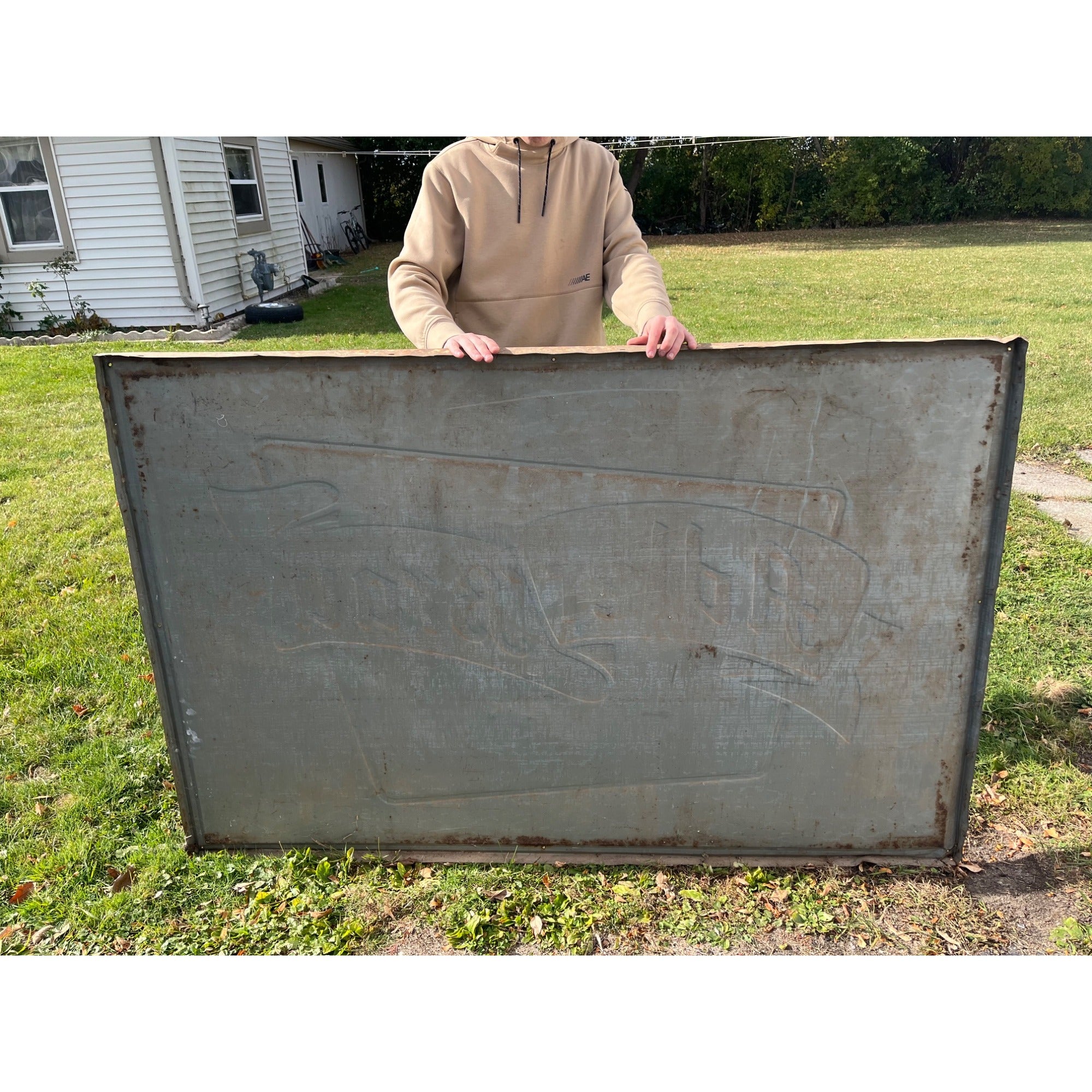 Vintage Geo. Walter's Brewing Adler Brau Beer Large Advertising Sign Appleton WI