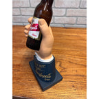 Vintage Leinenkugel’s Beer Bottle Holder Hand Counter Sign Bar Display