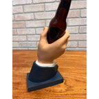 Vintage Leinenkugel’s Beer Bottle Holder Hand Counter Sign Bar Display