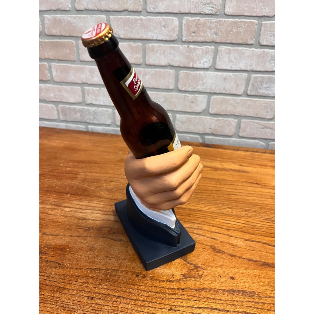 Vintage Leinenkugel’s Beer Bottle Holder Hand Counter Sign Bar Display