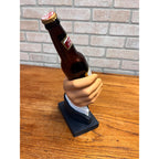 Vintage Leinenkugel’s Beer Bottle Holder Hand Counter Sign Bar Display
