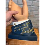 Vintage Leinenkugel’s Beer Bottle Holder Hand Counter Sign Bar Display