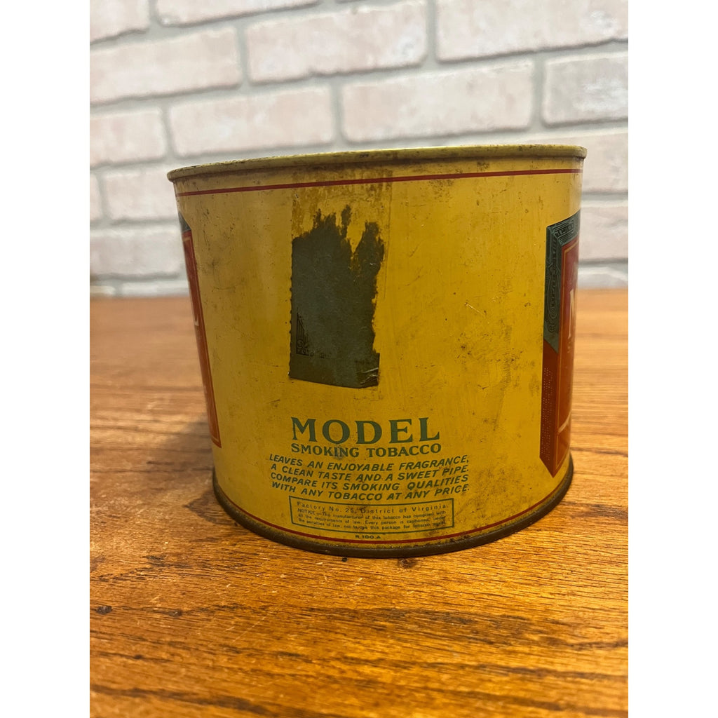 Vintage Model Smoking Tobacco Tin Can Extra Quality United States Tobacco Co. c1950s