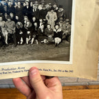 Scarce Ripon Wis Knitting Works US Army Photo Photograph Factory Workers Military