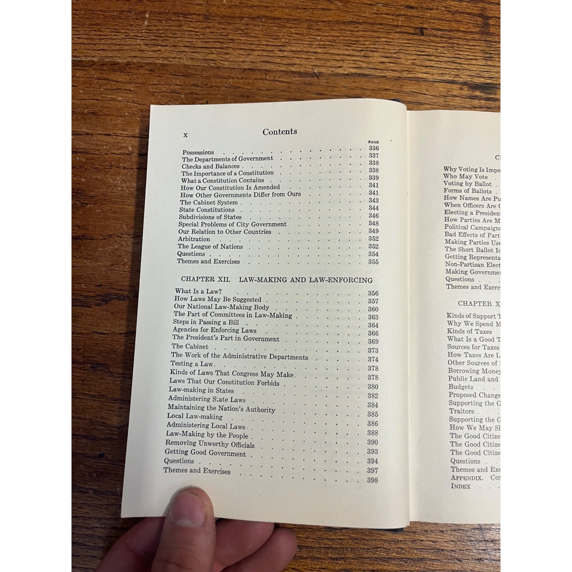 Vintage Elementary Community Civics By R.O. Hughes High School Textbook 1922