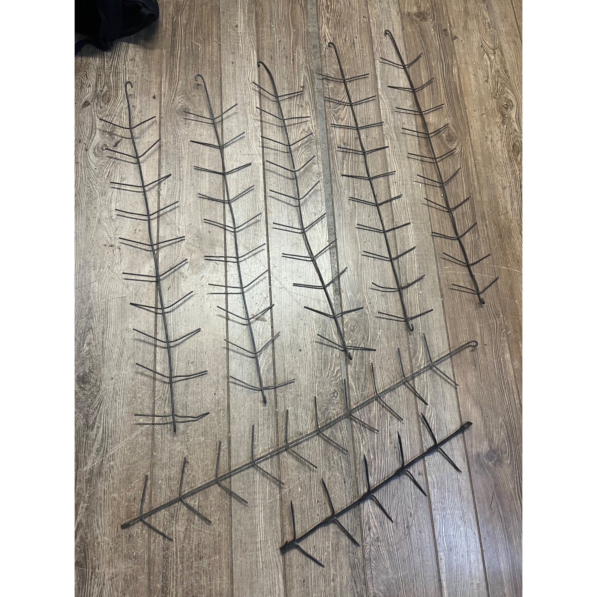 Antique Primitive Corn Cob Ear Hanging Drying Rack Farm Tools Huge Lot 7pcs