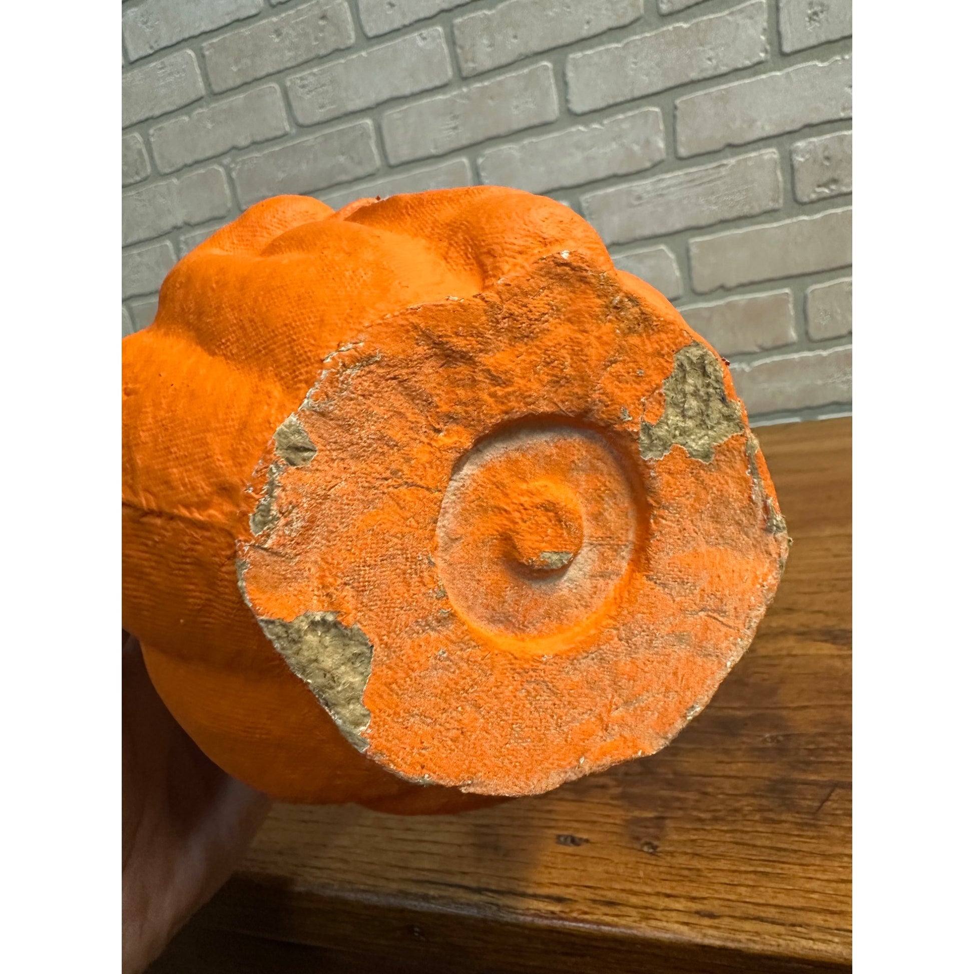 Vintage 1940s Halloween Paper Mache JOL Lantern Choir Boy Pulp 6" Jack O Lantern
