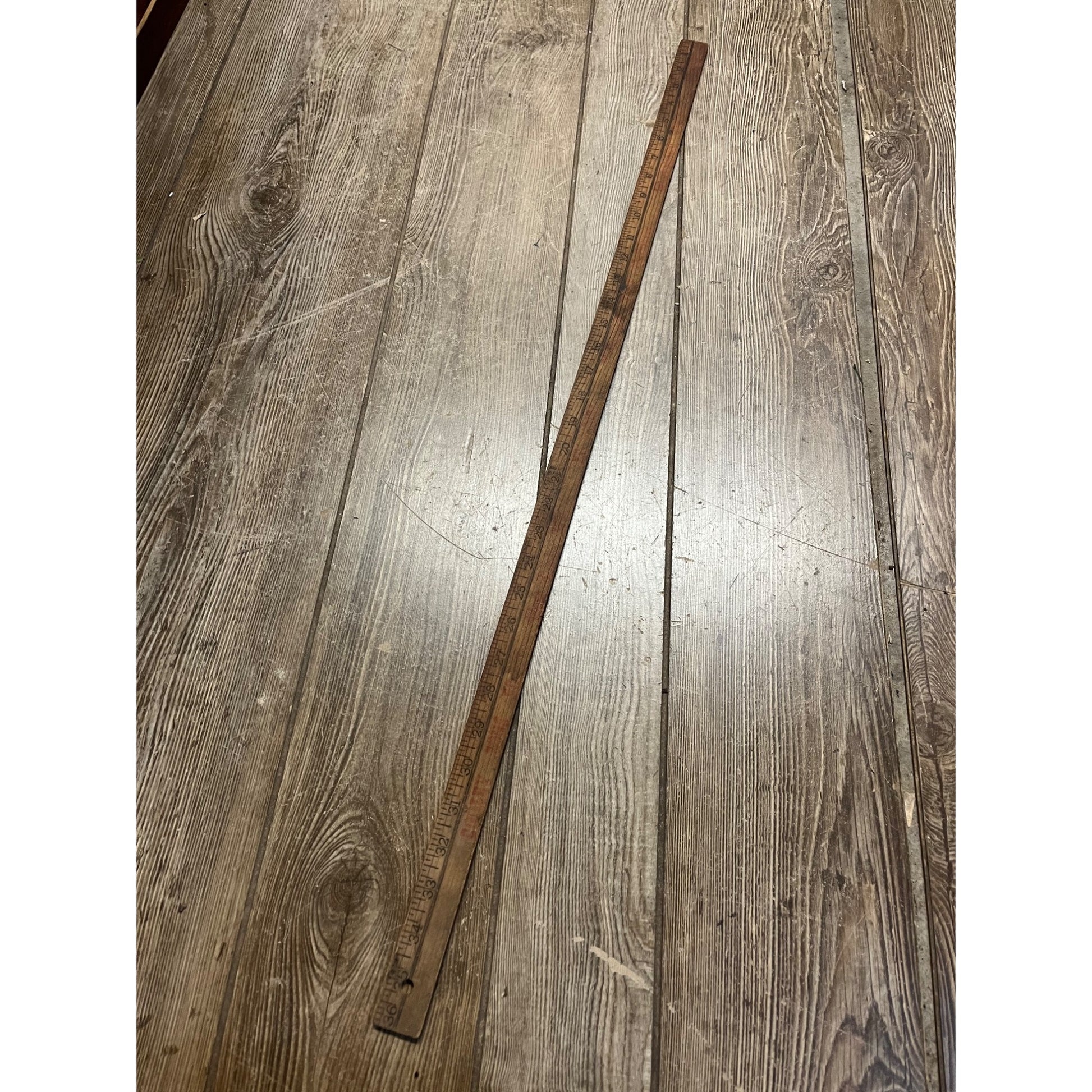 Vintage McCormick Farm & International Trucks Advertising Yardstick West Bend WI