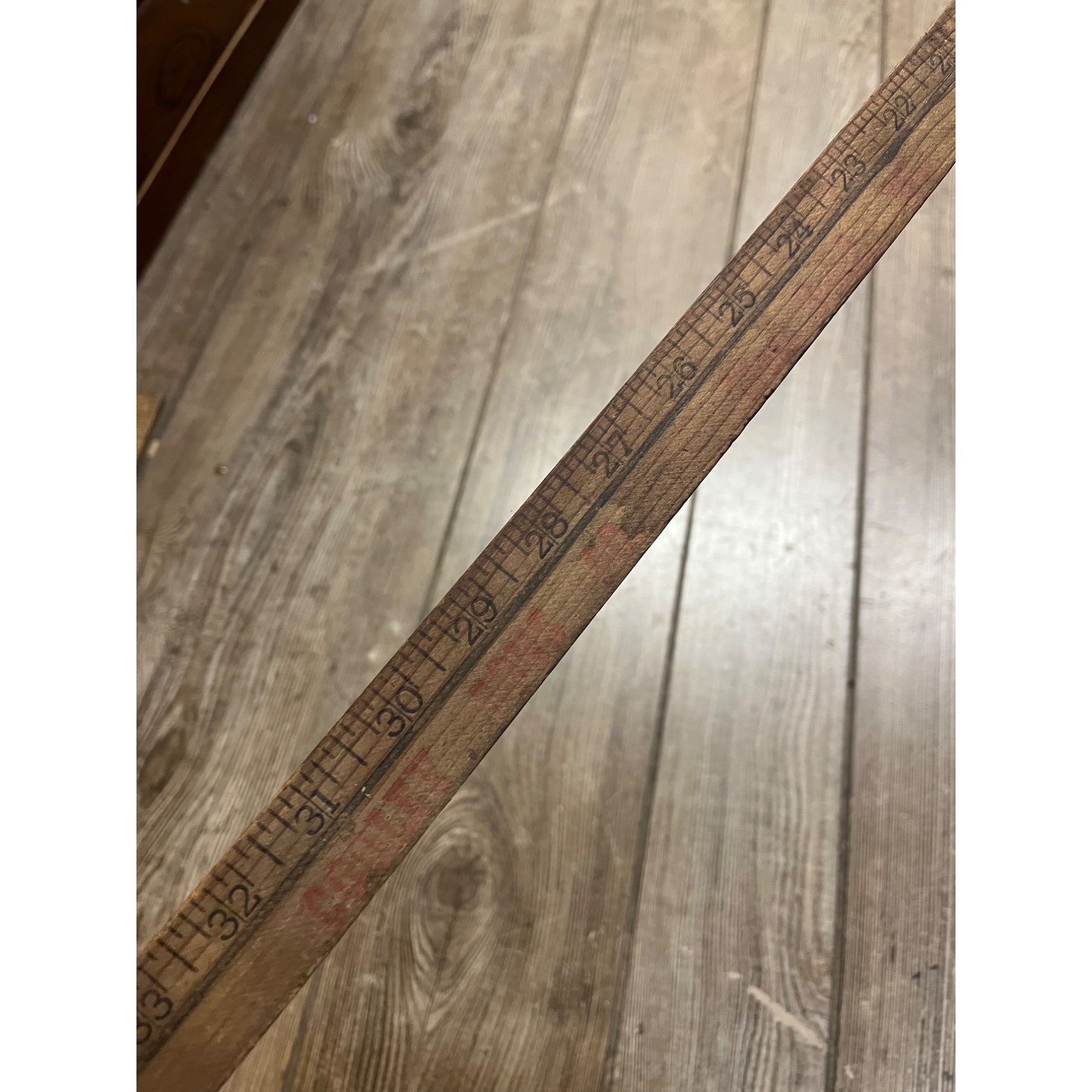 Vintage McCormick Farm & International Trucks Advertising Yardstick West Bend WI