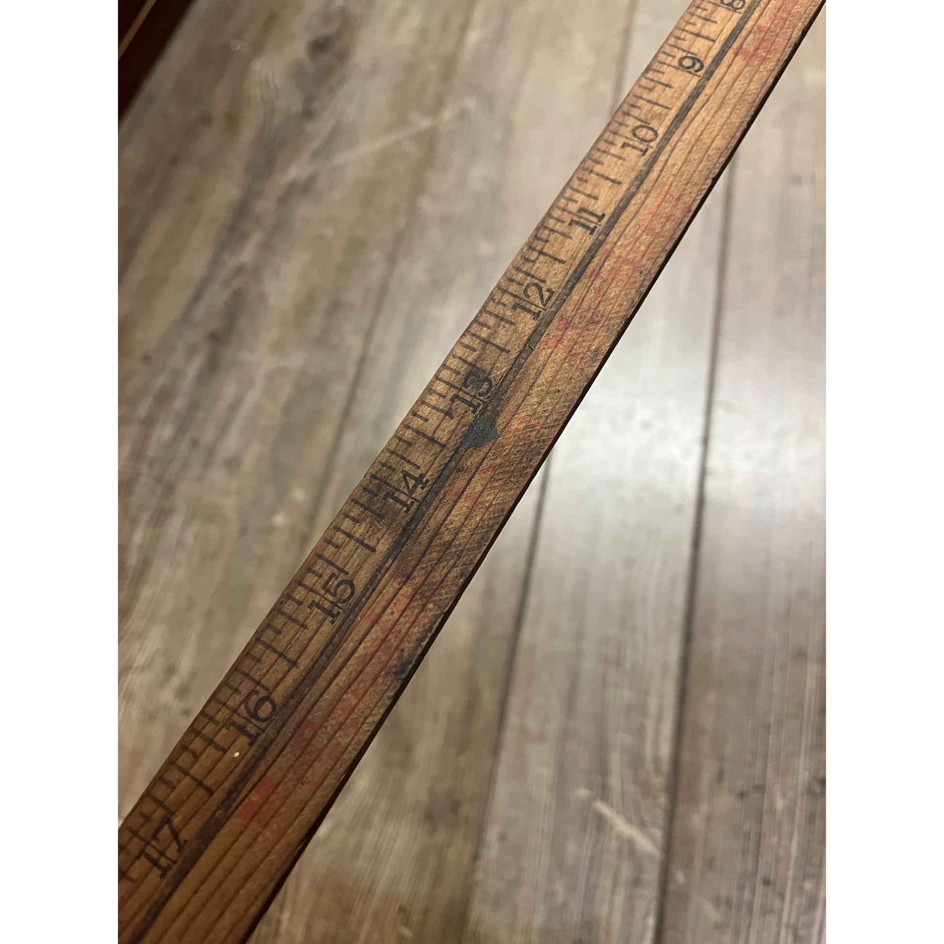 Vintage McCormick Farm & International Trucks Advertising Yardstick West Bend WI