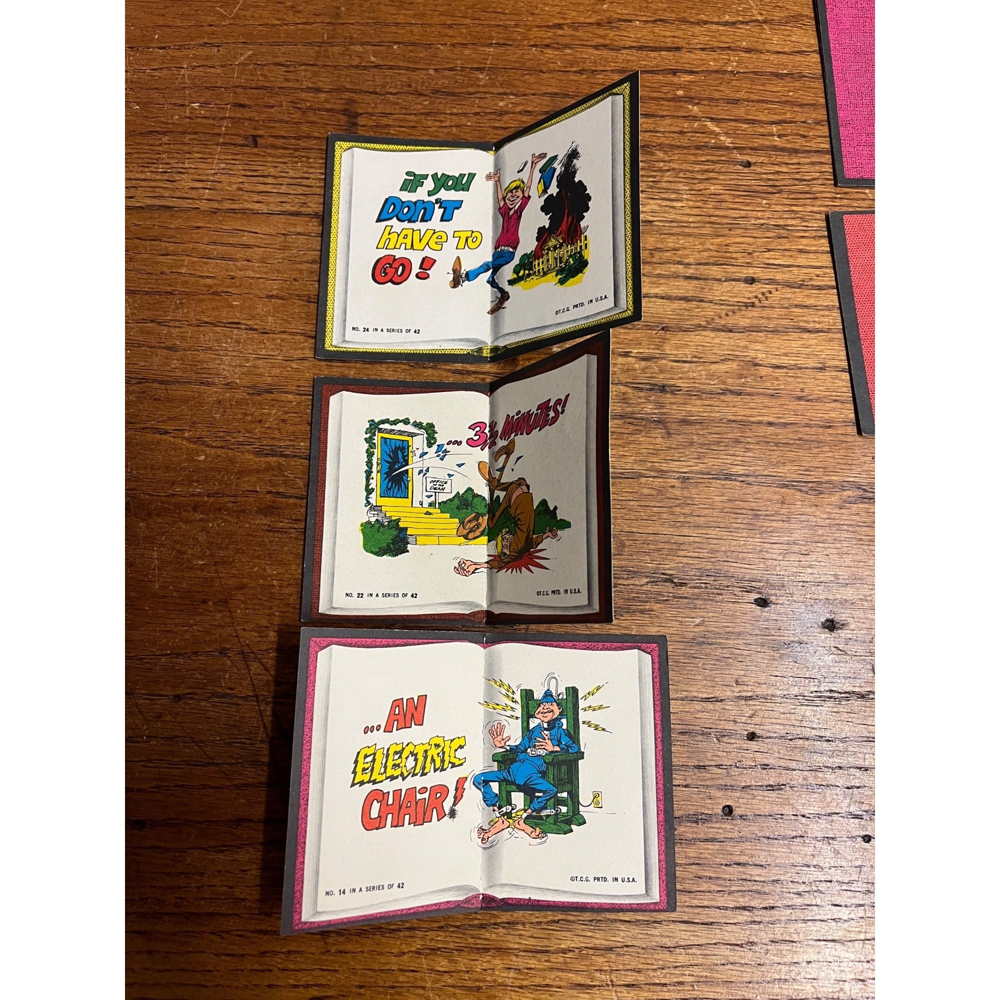 Vintage 1967 Topps Dopey Books Lot (12) Gum Issue Set