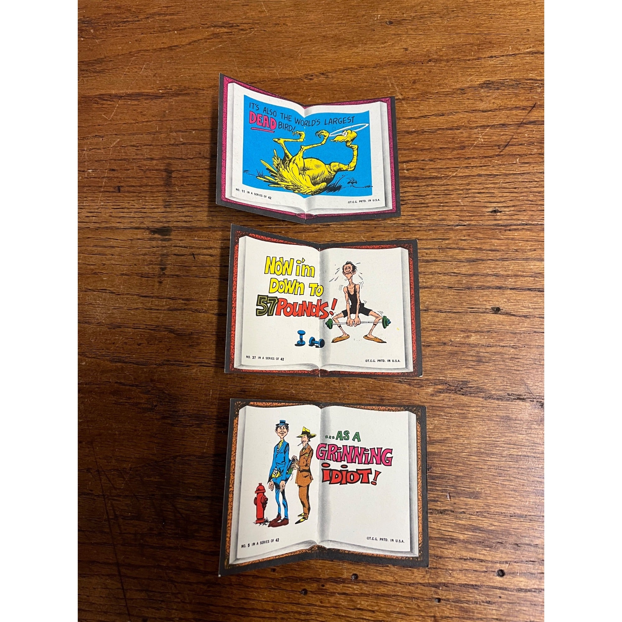 Vintage 1967 Topps Dopey Books Lot (12) Gum Issue Set