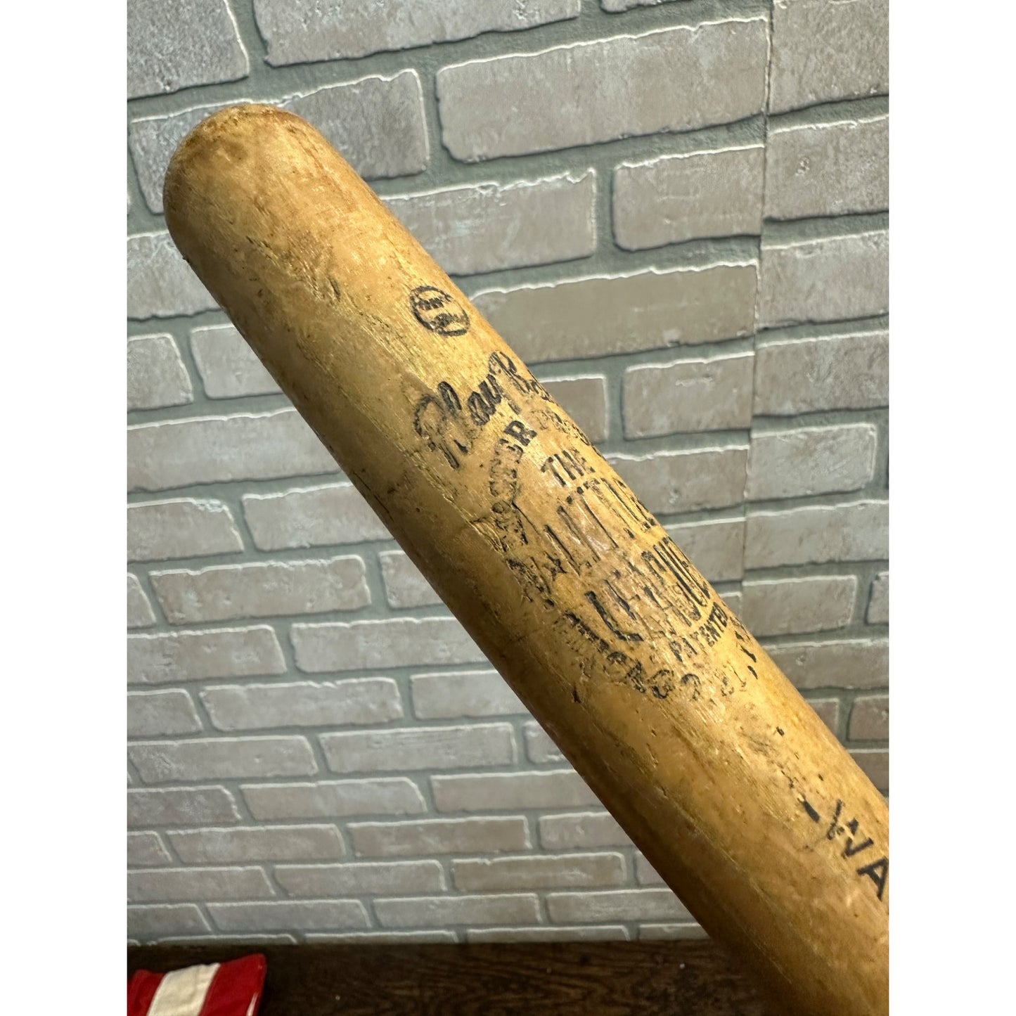 Vintage 1970s Milwaukee Brewers Mini 18" Wooden Baseball Bat Souvenir Little League