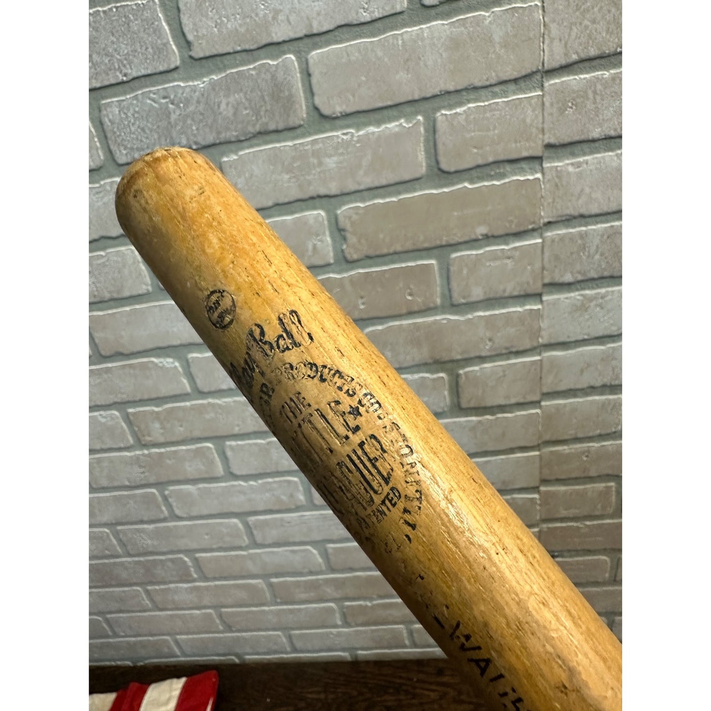 Vintage 1970s Milwaukee Brewers Mini 18" Wooden Baseball Bat Souvenir Little League