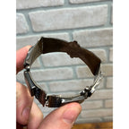 Vintage Mexico Sterling Silver & Abalone Shell Cuff Bracelet Signed FCP Taxco