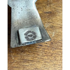 Vintage Mexico Sterling Silver & Abalone Shell Cuff Bracelet Signed FCP Taxco