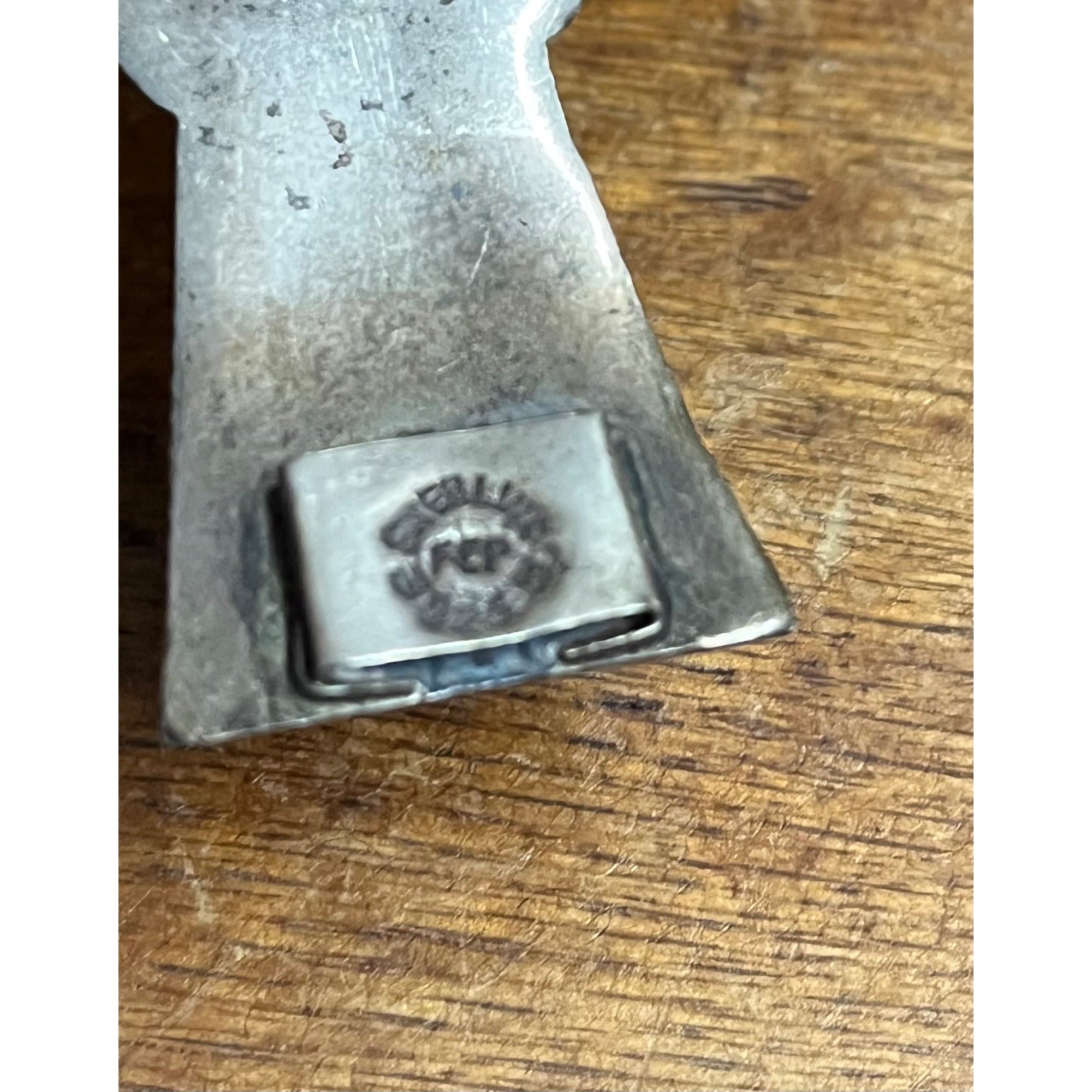 Vintage Mexico Sterling Silver & Abalone Shell Cuff Bracelet Signed FCP Taxco