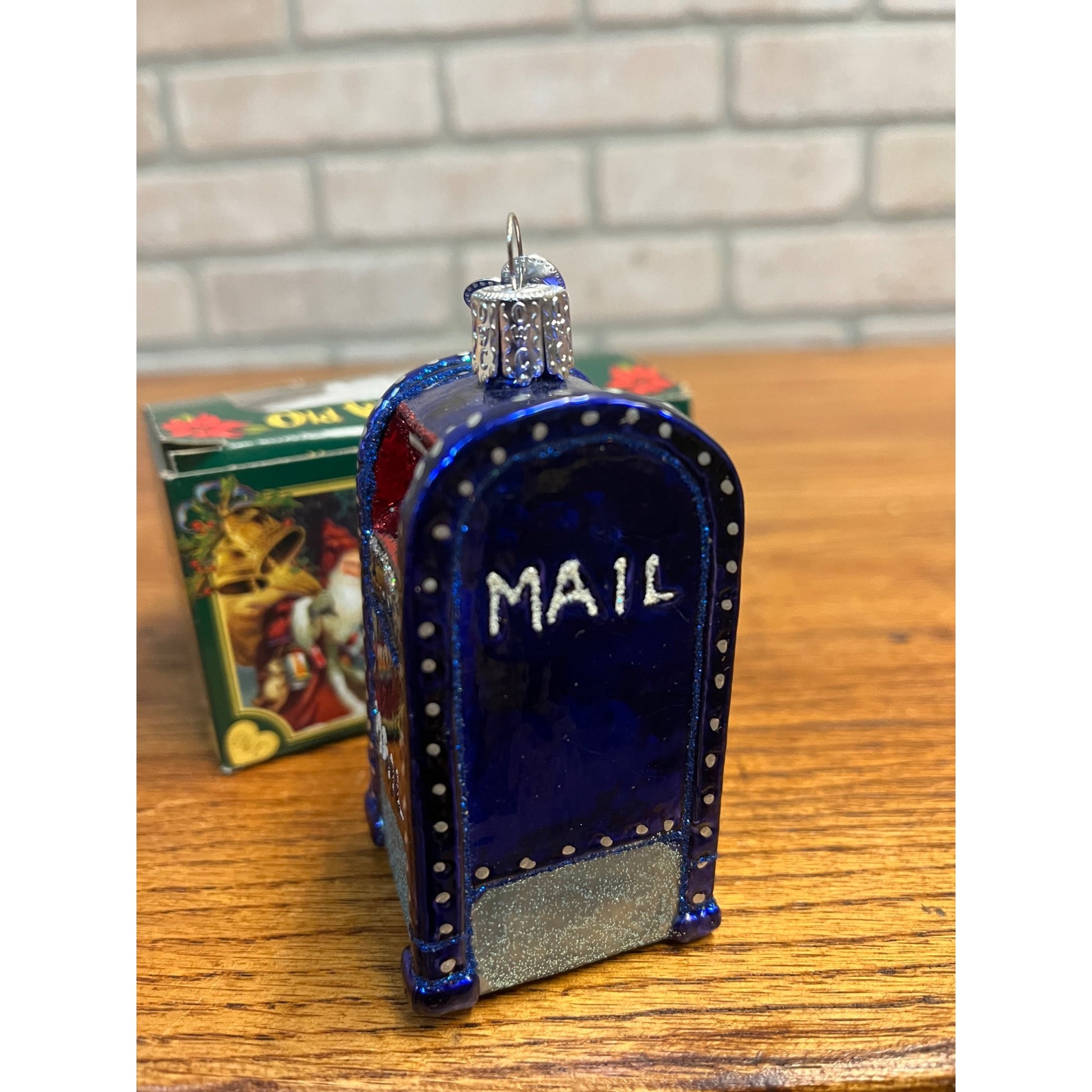Old World Christmas Ornament 2019 USPS Mailbox Holiday Traditions (glass) OWC