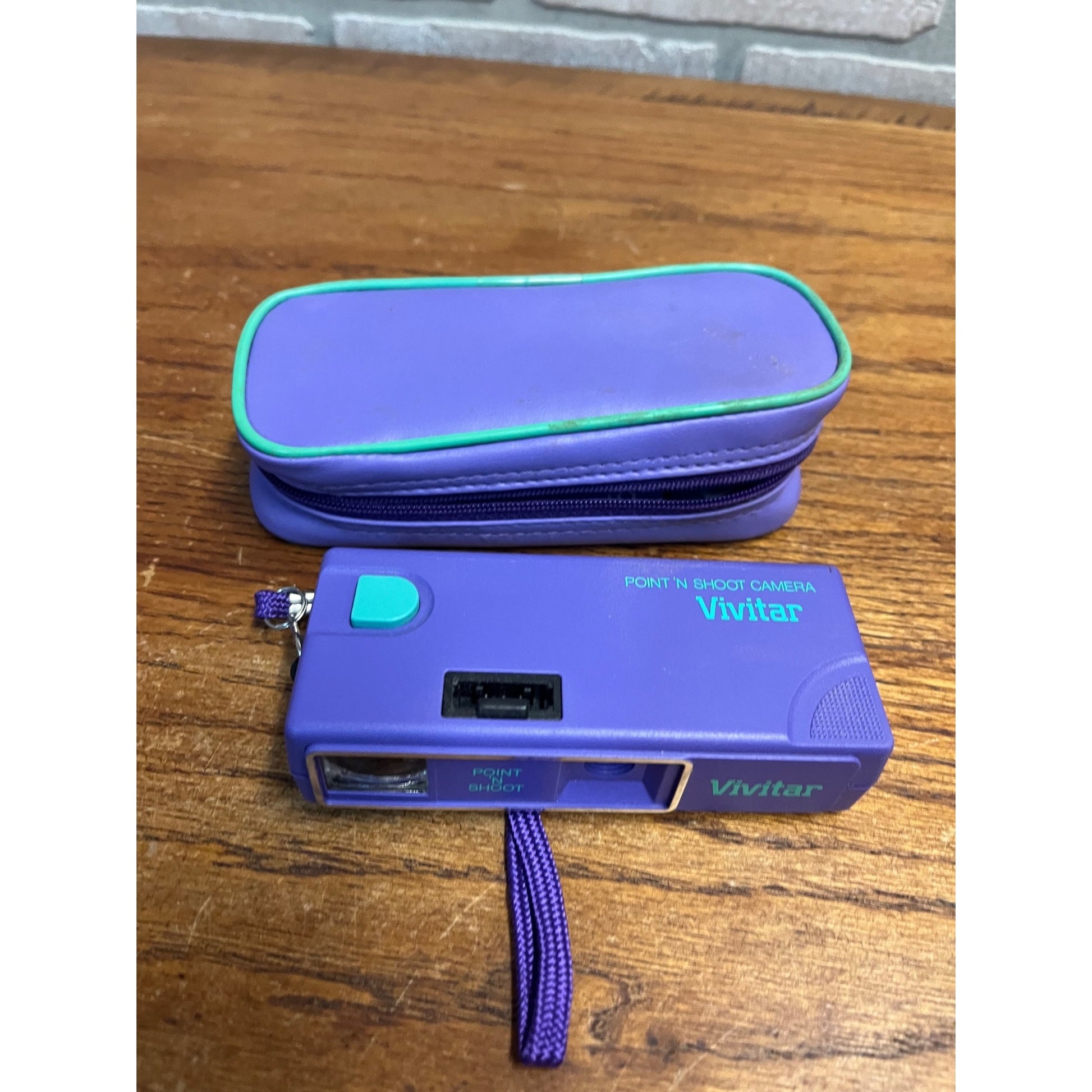 Vintage Vivitar IC101 Camera (NEW) & Purple Point 'n Shoot Camera Lot (2)