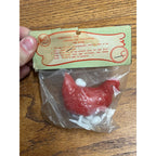 Vintage 1950s Egg Laying Chicken Hen Plastic Novelty Toy Hong Kong NOS NEW