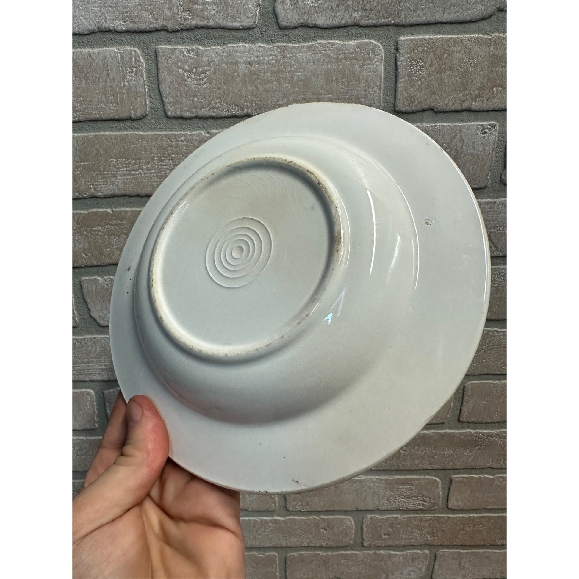 Vintage 1900s Christmas Porridge Bowl China Swedish Child's Dish