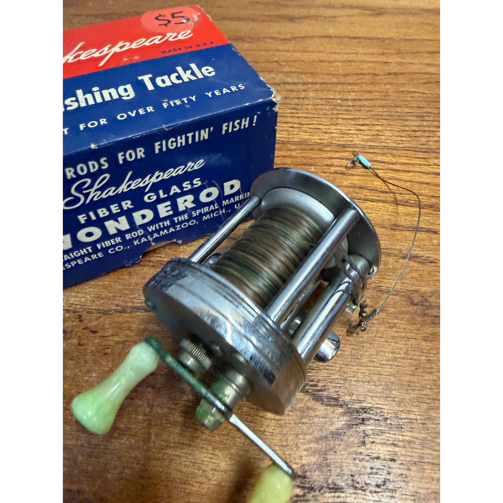 Shakespeare Wonderreel 1920 Casting Reel Model GA Vintage Fishing Made In USA
