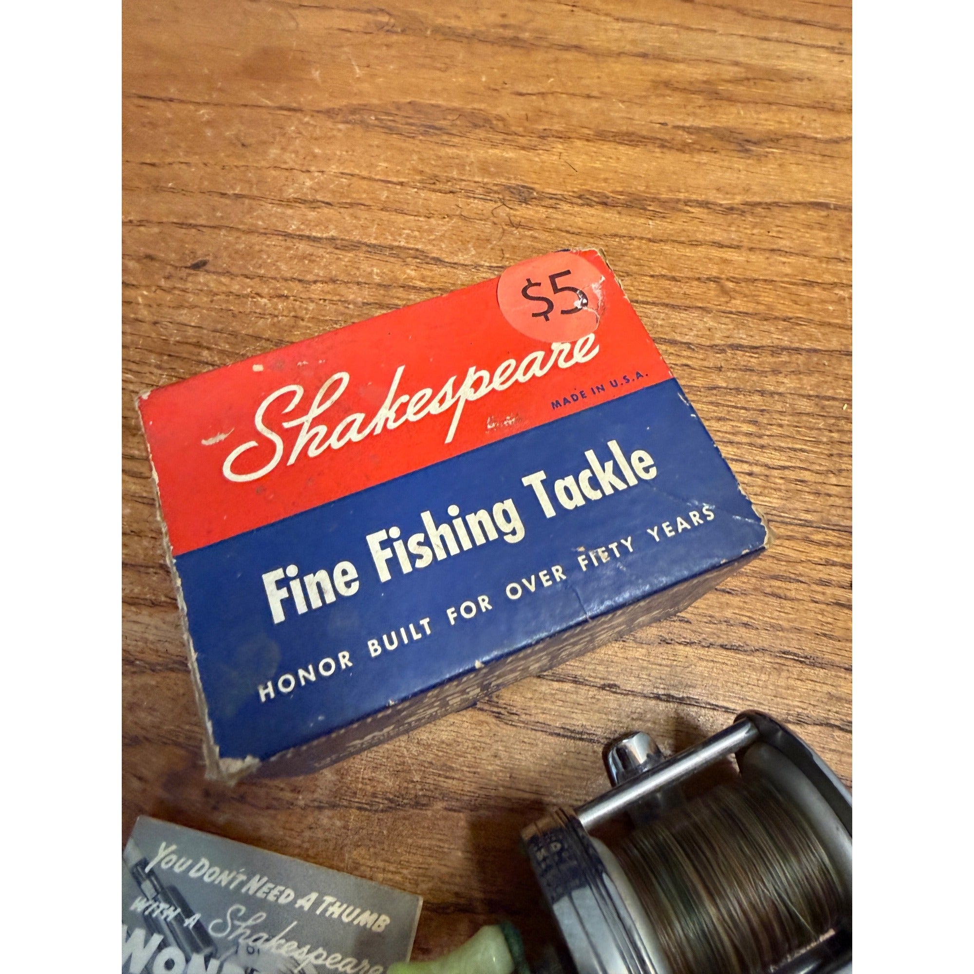 Shakespeare Wonderreel 1920 Casting Reel Model GA Vintage Fishing Made In USA