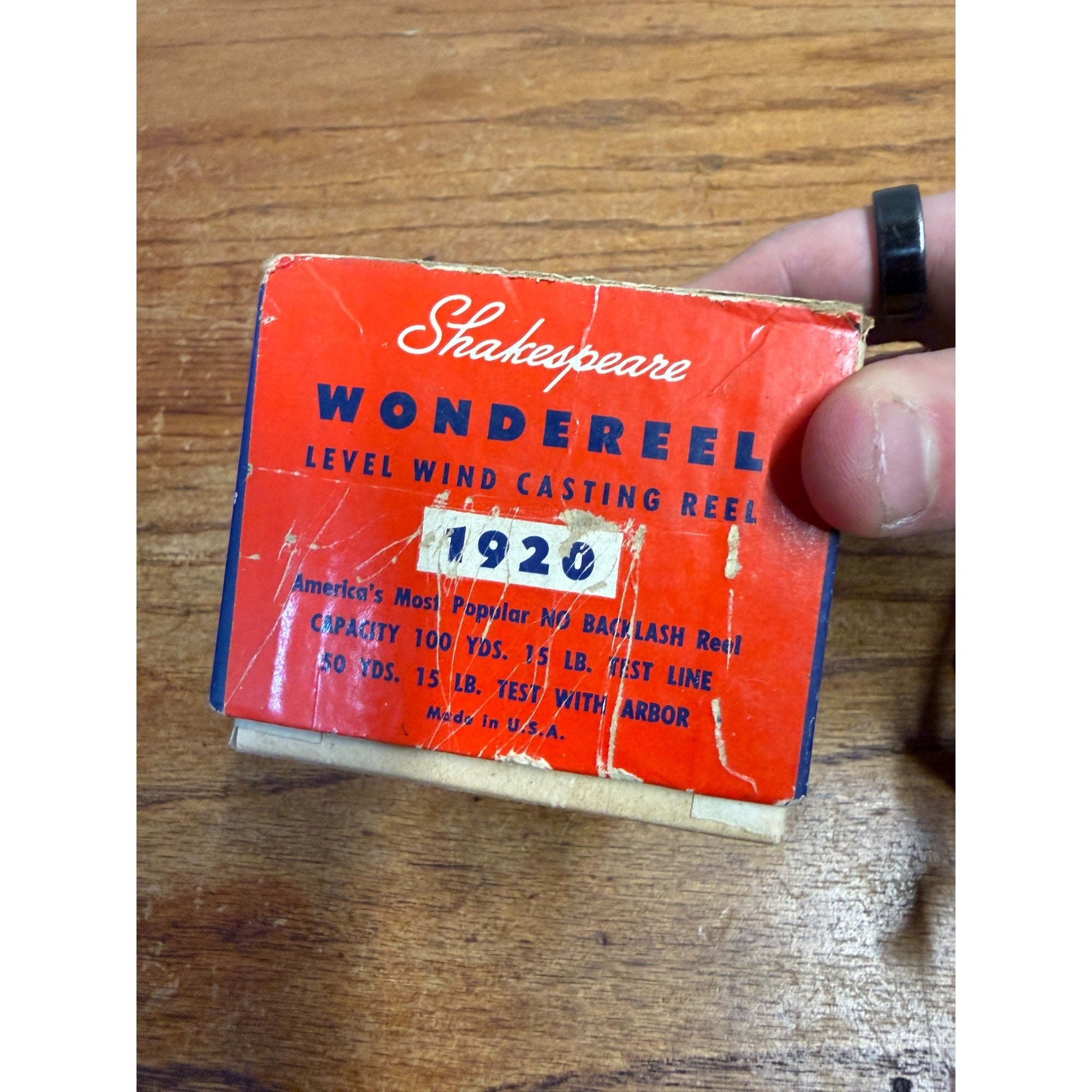 Shakespeare Wonderreel 1920 Casting Reel Model GA Vintage Fishing Made In USA