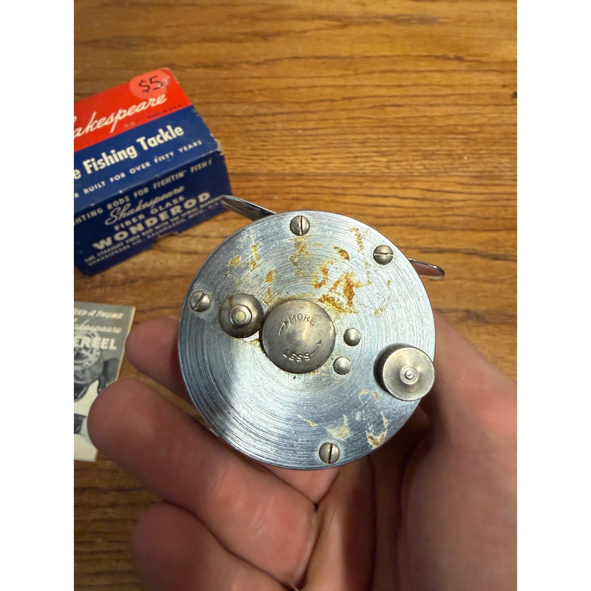 Shakespeare Wonderreel 1920 Casting Reel Model GA Vintage Fishing Made In USA