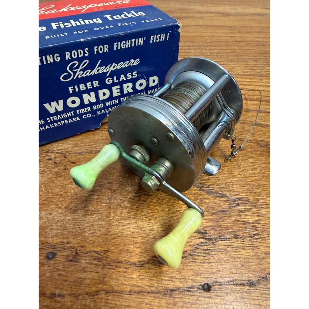 Shakespeare Wonderreel 1920 Casting Reel Model GA Vintage Fishing Made In USA
