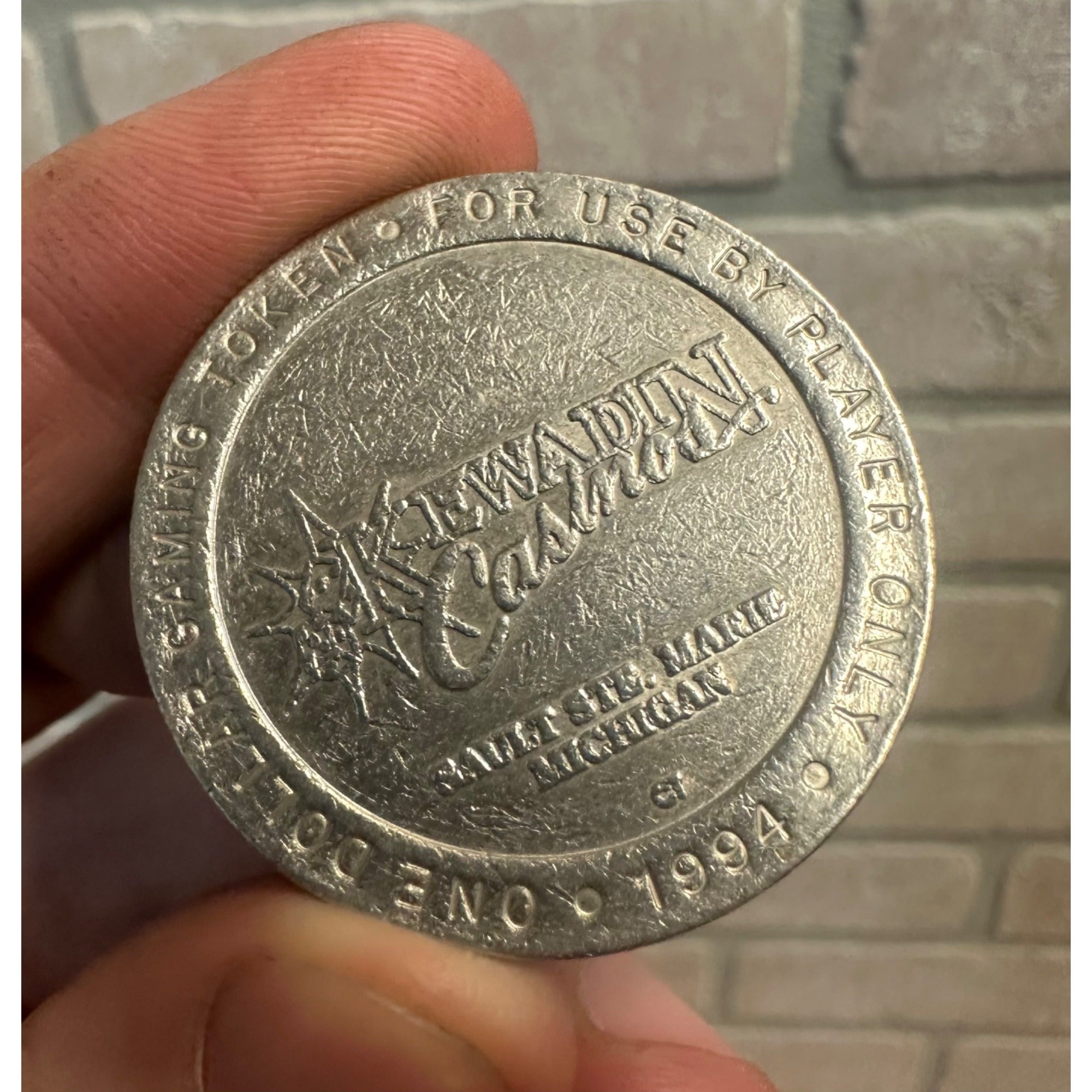 Casino Token KEWADIN CASINO, SAULT ST MARIE MICHIGAN