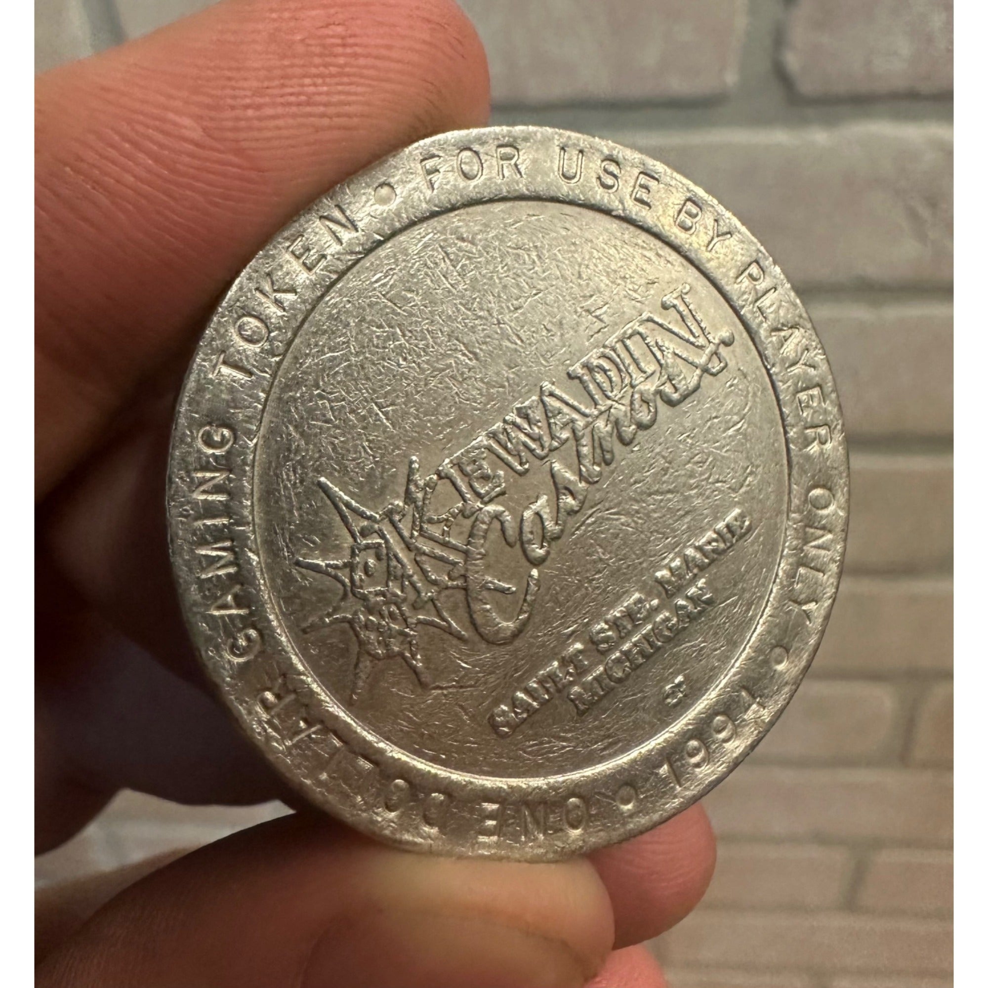 Casino Token KEWADIN CASINO, SAULT ST MARIE MICHIGAN