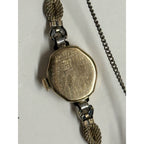 Vintage Gruen Veri-Thin Ladies Watch 10K Gold Filled Mesh Bracelet - Runs