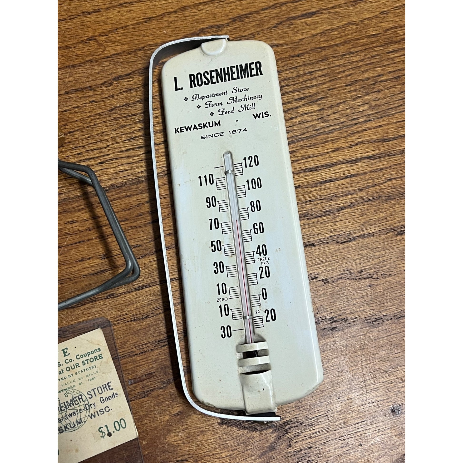 Vintage Kewaskum Wisconsin Rosenheimer Store Advertising Lot Screwdriver ++