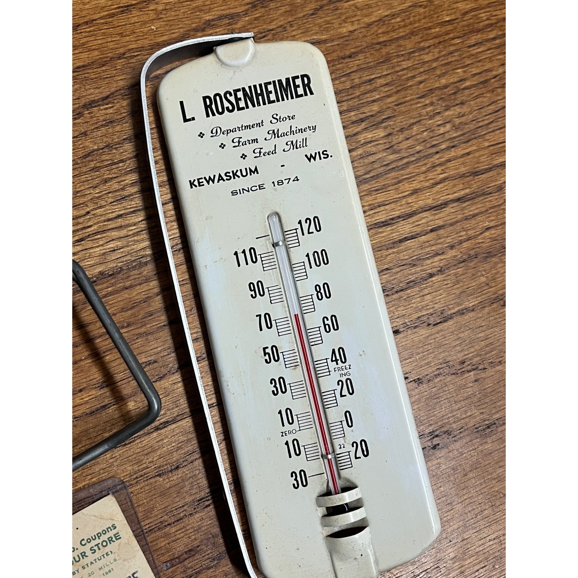 Vintage Kewaskum Wisconsin Rosenheimer Store Advertising Lot Screwdriver ++