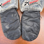 Vintage Mercury Merc Snowmobile Racing Leather Mittens Gloves Advertising