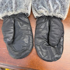 Vintage Mercury Merc Snowmobile Racing Leather Mittens Gloves Advertising