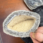 Vintage Mercury Merc Snowmobile Racing Leather Mittens Gloves Advertising