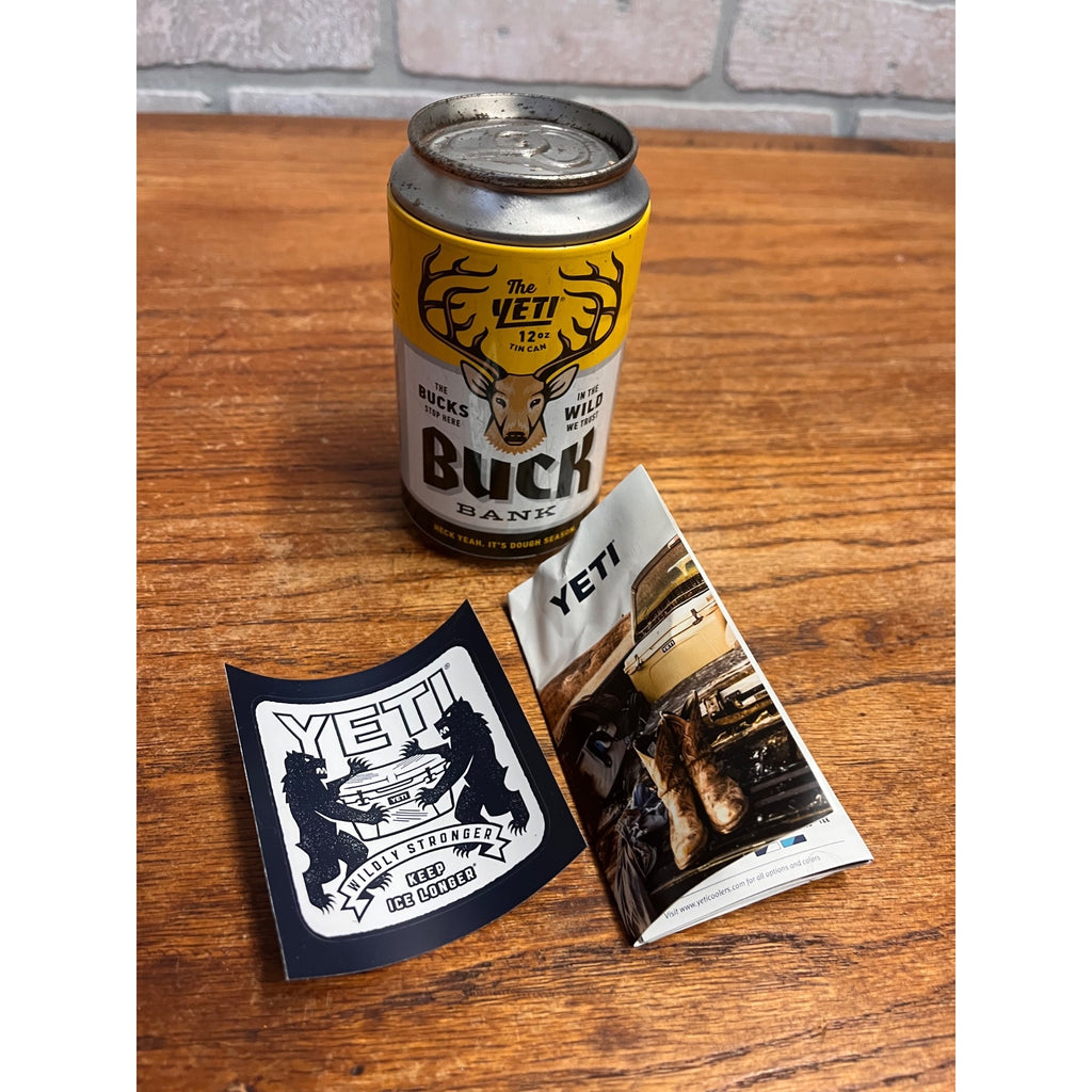 YETI Buck Bank Limited Edition 12oz Stash Can 2nd Edition Collectible